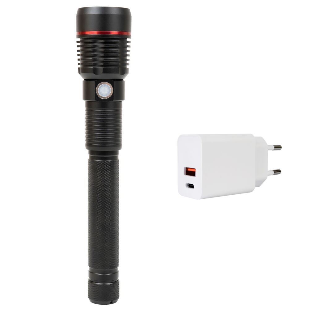 Lanterna PNI Adventure F450 din aluminiu, cu functie focus, BOOST