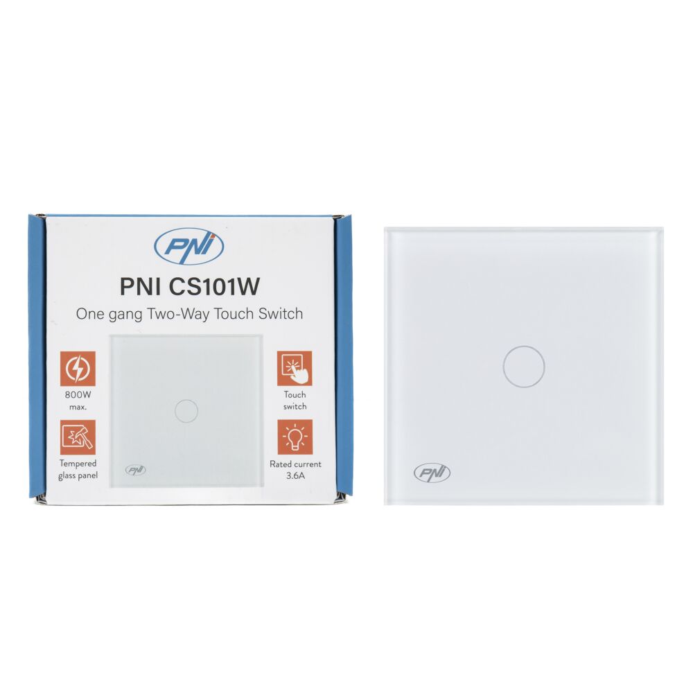 IPSA BOLIZER 6 & 2 セット Intrerupator cap scara si cap cruce simplu cu touch PNI CS101W din