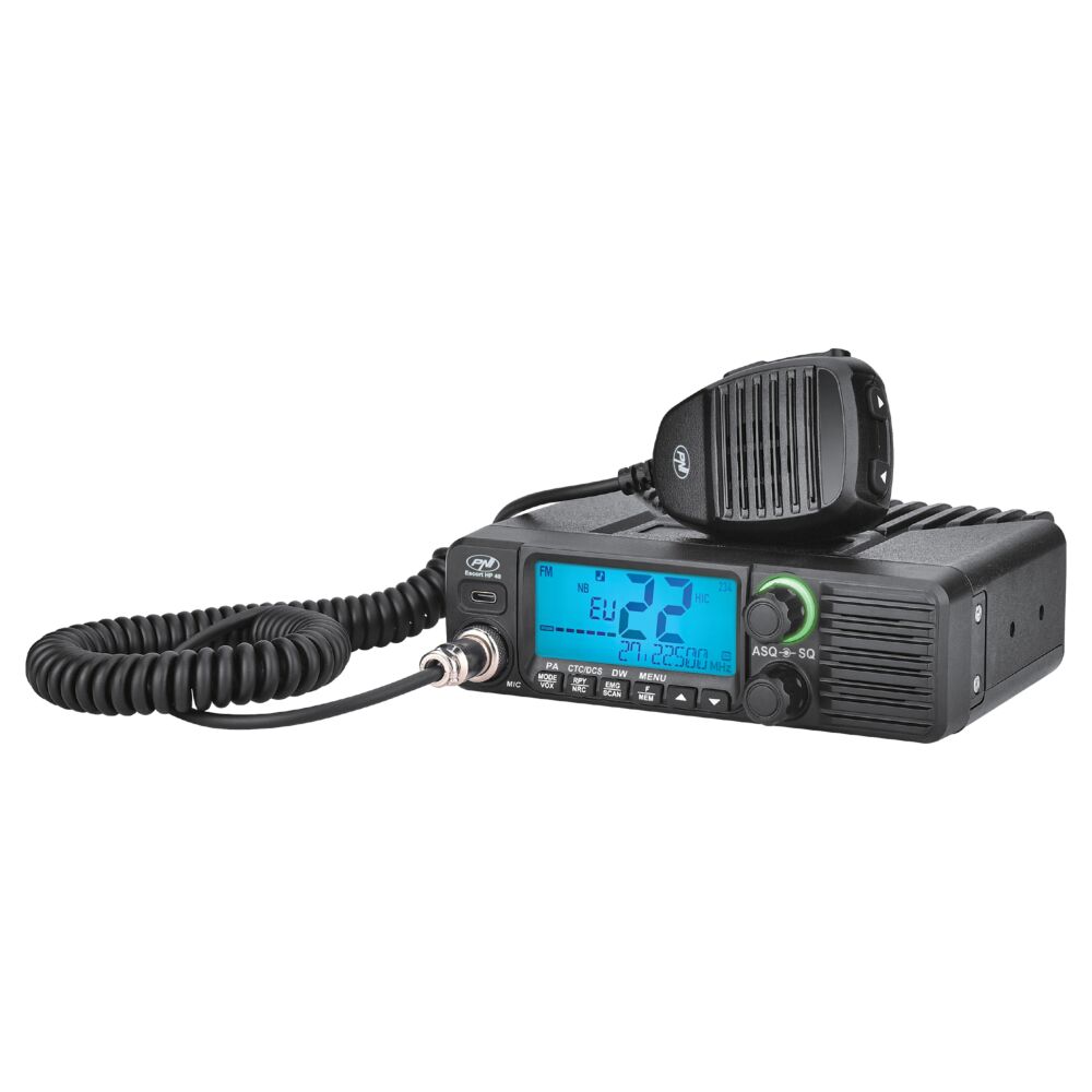 Statie radio CB PNI Escort HP 40 multistandard, 4W, AM, FM, 12-24V