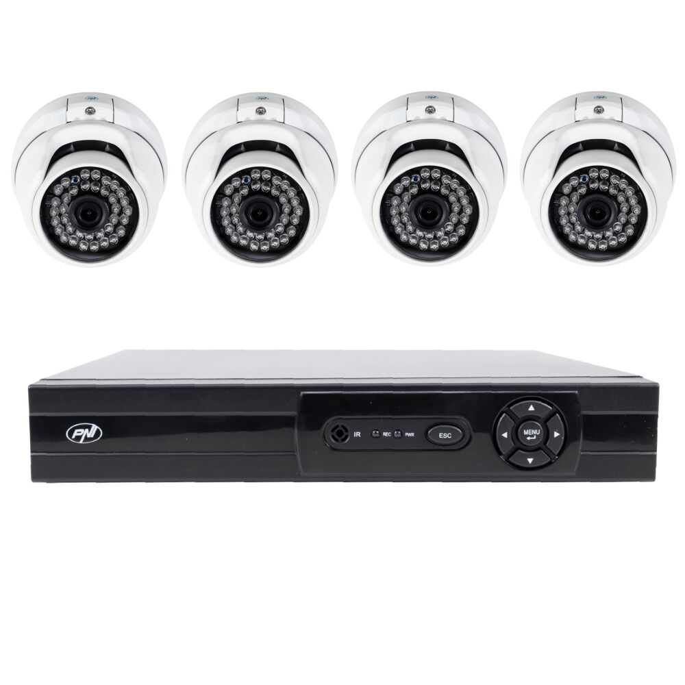 Pachet supraveghere video AHD PNI House AHD880, 8 canale, 5MP