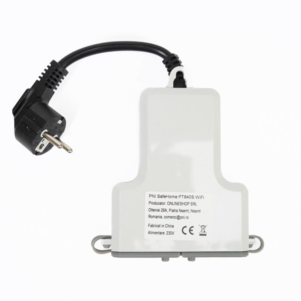Priza inteligenta dubla de exterior PNI SafeHome PT840S WiFi