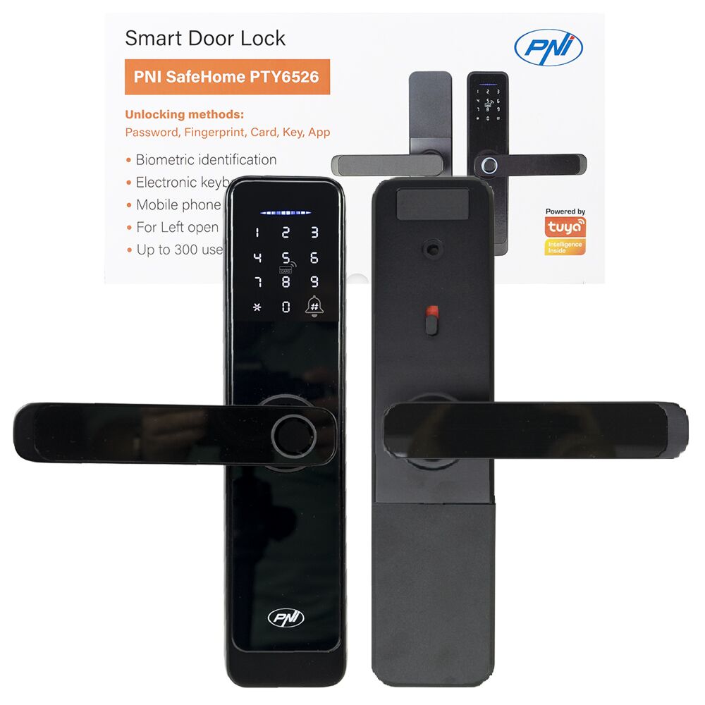 Yala inteligenta PNI SafeHome PTY6526 amprenta, cod, tag