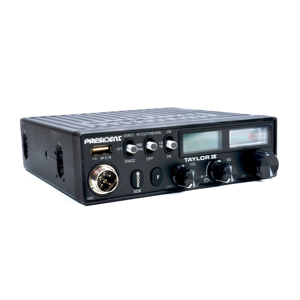 Président TXPR001 Bill ASC Radio CB ASC, ASQ, 4W, 13.2V