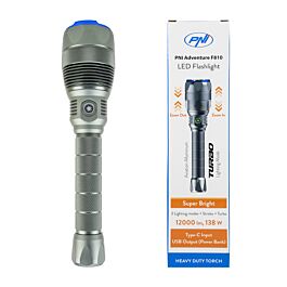 Lanterna PNI Adventure F810 cu LED 138 W, 3 niveluri iluminare