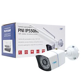 Camera supraveghere video PNI IP550MP 720p wireless cu IP de exterior si interior doar WiFi550