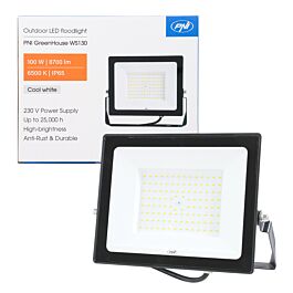 Proiector LED PNI GreenHouse WS130 100 W, alimentare 230 V, 8700