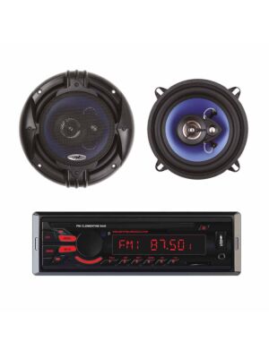 Pachet Radio MP3 player auto PNI Clementine 8440 4x45w + Difuzoare auto coaxiale PNI HiFi650, 120W