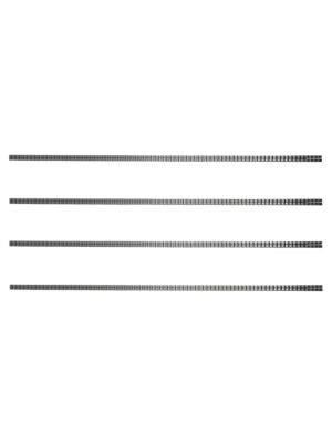 Pachet 4m Cremaliera metalica PNI CRP130 pentru automatizari porti autoportante