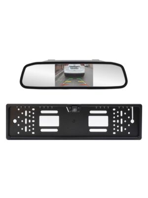 Sistem parcare Wireless PNI Escort P25 cu display auto 4.3inch in oglinda retrovizoare si camera in suport de numar
