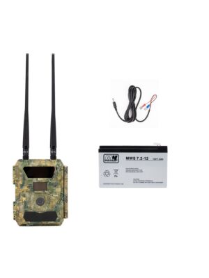 Kit camera vanatoare PNI Hunting 400C PRO 24MP cu acumulator 7.2Ah si cablu alimentare