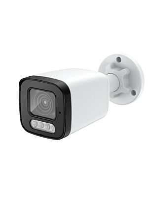 Camera supraveghere video PNI IP515J POE, bullet 5MP, 2.8mm, pentru exterior, alb
