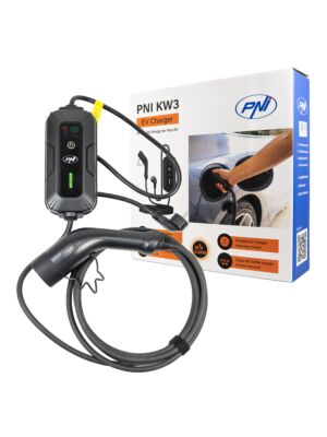 Incarcator portabil PNI KW3, 16A, 3.5KW, pentru masini electrice, 230V, monofazat, cablu Type 2 si conector 5 pini IEC62
