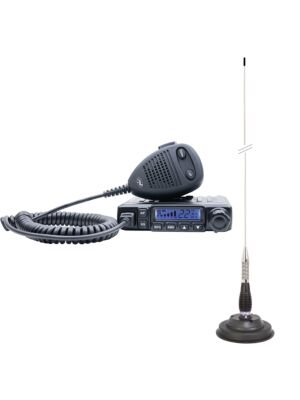 Pachet Statie radio CB PNI Escort HP 6500 ASQ + Antena CB PNI ML100