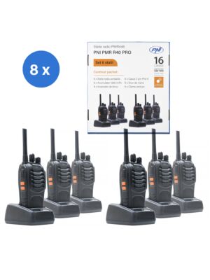 kit 6 statii radio portabile PNI PMR R40 PRO