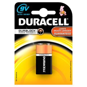 Baterie alcalina 9V Duracell Duralock