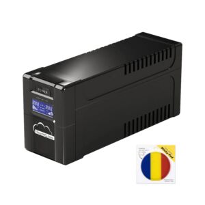 Pachet UPS SilverCloud SafePC 650AVR putere 360W si Sticky Pad Drapel inclus