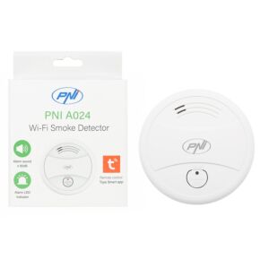 Senzor de fum PNI A024 cu Wi-Fi