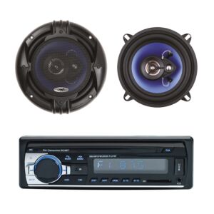 Pachet Radio MP3 player auto PNI Clementine 8428BT 4x45w + Difuzoare auto coaxiale PNI HiFi650