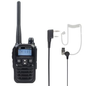 Pachet Statie radio portabila PNI DMR R45 digital si analogic, 446MHz + Casca cu microfon PNI HS84