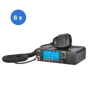 Bax cu 6 bucati statie radio CB PNI Escort HP 40 multistandard, 4W, AM, FM, 12-24V, ASQ, RF Gain