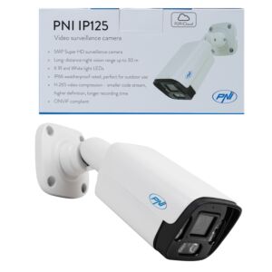 Camera supraveghere video PNI IP125 cu IP, 5MP