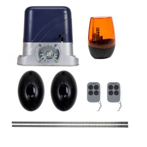Kit automatizare porti PNI AP800D include 4m cremaliera motor, fotocelule, telecomanda, lampa, 230V dezvolta 1100 N si 8