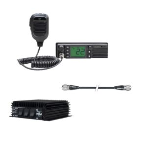 Statie radio CB PNI Escort HP 9500 multistandard, ASQ, VOX + Amplificator RX-TX KL203P, AM-FM-SSB, 100W, 12V si cablu PN