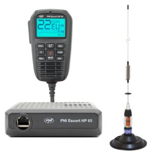Statie radio CB PNI Escort HP 65 si antena CB PNI
