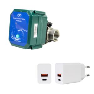 Pachet Valva inteligenta pentru apa PNI SV200 si alimentator PNI CHG300