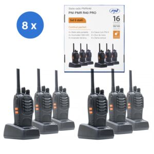 kit 6 statii radio portabile PNI PMR R40 PRO