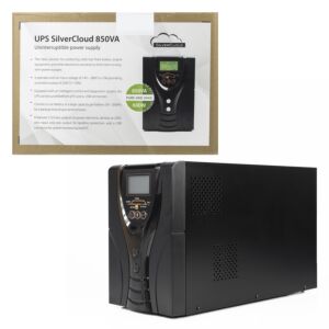 UPS SilverCloud 850VA cu ecran LCD sinusoida