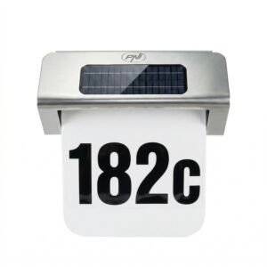 Lampa solara LED PNI GreenHouse WS20 pentru iluminare numar proprietate