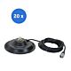 Bax cu 20 bucati baza magnetica PNI 145/PL 145mm contine cablu 4m si mufa PL259
