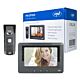 Interfon video PNI DF930 cu 1 monitor, ecran LCD 7 inch, 800x480, iesire yala electromagnetica, negru