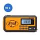 Radio portabil PNI DYN300, cu dinam, incarcare solara, lanterna, powerbank 4000 mAh, SOS, orange