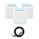 Pachet Sistem Mesh Wi-Fi PNI GB1200 Gigabit si 1bc Cablu de retea plat S/STP CAT7 PNI U7015B 1.5m