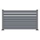Foaie de gard din aluminiu PNI MAB1200 lungime 2m si inaltime 1.2m