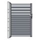 Poarta pietonala din aluminiu PNI MAB900 lungime 0.9m si inaltime 1.5m