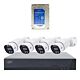 Pachet Kit supraveghere video PNI House IPMAX POE 8, NVR cu 4 camere si HDD PNI SafeHouse 1TB