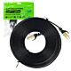 Cablu de retea plat CAT7 negru