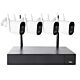 Kit supraveghere video PNI House WiFi662 NVR si 4 camere wireless de exterior 2MP
