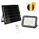 Pachet Reflector LED PNI GreenHouse WS50 PRO 50W cu panou solar 6W cu sticky Pad Drapel inclus